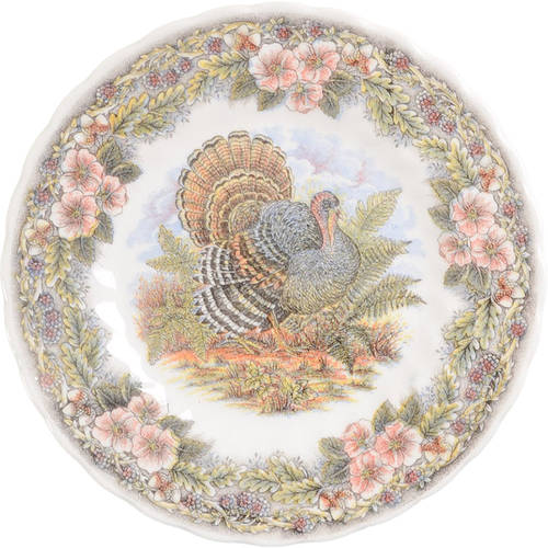 Thanksgiving Multicolor (Non-England) Bread & Butter Plate