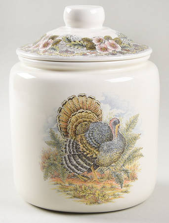 Thanksgiving Multicolor (Non-England) Medium Canister & Lid