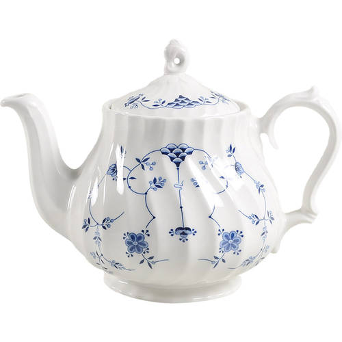 Finlandia (Swirl Rim, Columbia, Malaysia) Teapot & Lid