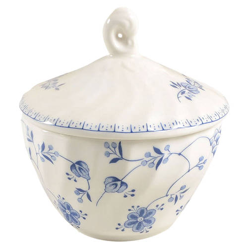 Finlandia (Swirl Rim, Columbia, Malaysia) Sugar Bowl & Lid