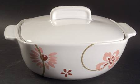 Pretty Pink (Corelle) 1.5 Quart Square Casserole with Ceramic Lid