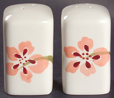 Pretty Pink (Corelle) Salt & Pepper Set