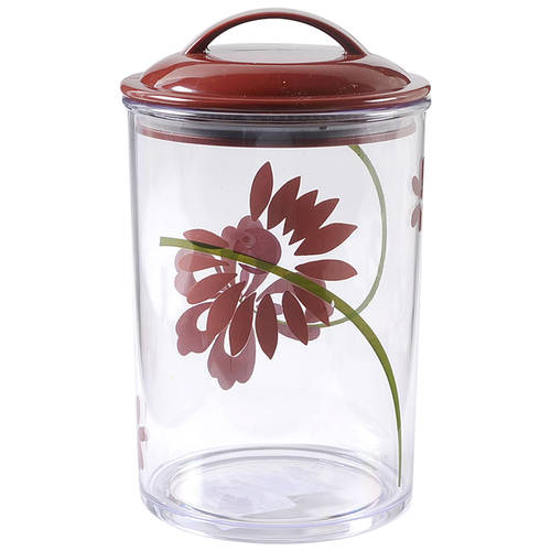 Pretty Pink (Corelle) Medium Acrylic Canister & Lid