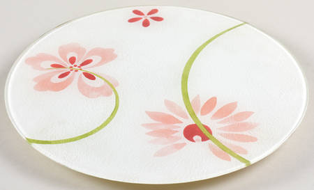 Pretty Pink (Corelle) Glassware Lazy Susan Turntable