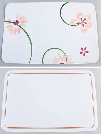 Pretty Pink (Corelle) Reversible Vinyl Placemat