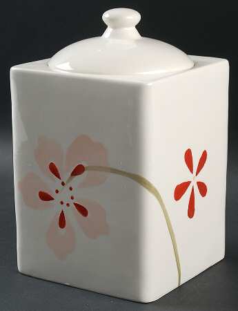 Pretty Pink (Corelle) Large Canister & Lid