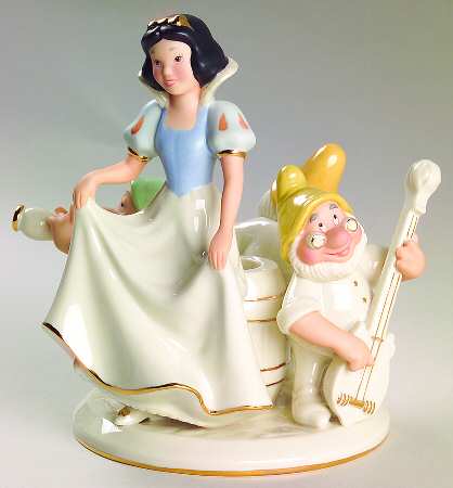 Snow White Figural Candlestick