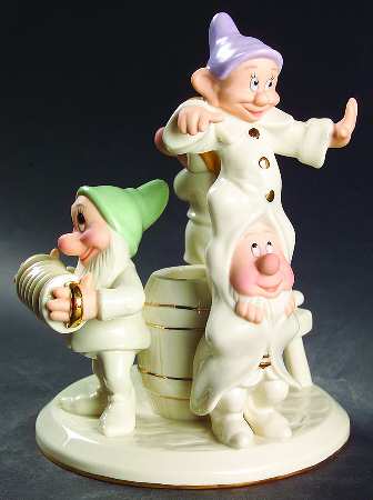 Snow White Figural Candlestick by Lenox