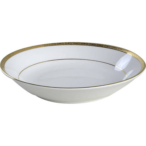 Grand Buffet Gold 8" Individual Pasta Bowl