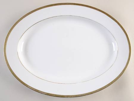 Grand Buffet Gold 16" Oval Serving Platter