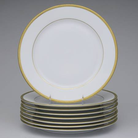 Grand Buffet Gold Dinner Plate - Set of 8