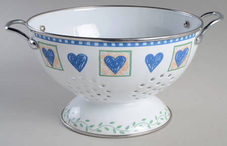 Hearts & Vines (Corelle) Metal Colander