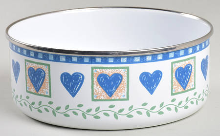Hearts & Vines (Corelle) 6" Metal Bowl