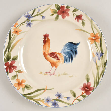 Spring Rooster Salad Plate