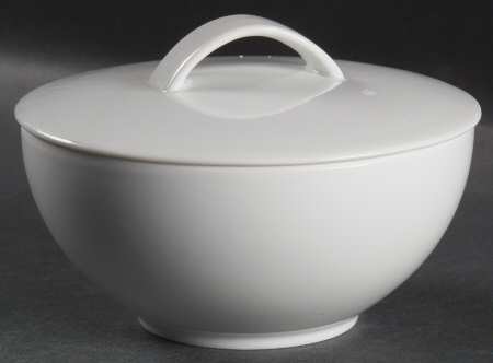 Birch (All White) Sugar Bowl & Lid