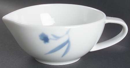 Birch (Floral & Blue Band) Creamer