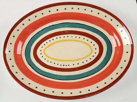Mariachi 18" Oval Serving Platter
