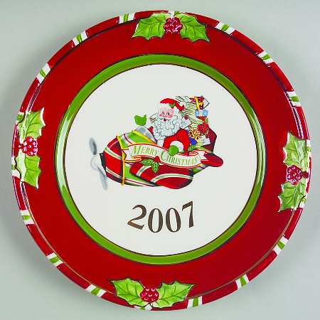 Letters To Santa 2007 Collector Plate