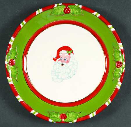 Letters To Santa Salad Plate