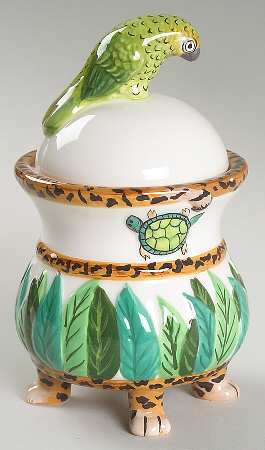 Jungle Jubilee Sugar Bowl & Lid