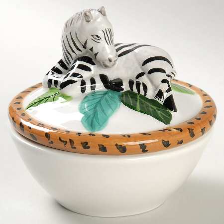 Jungle Jubilee Figural Trinket Box & Lid
