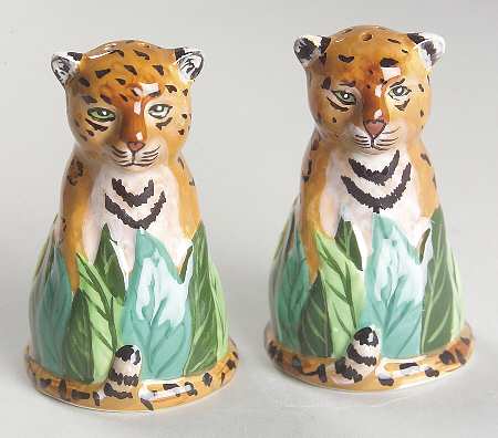 Jungle Jubilee Figural Salt & Pepper Set