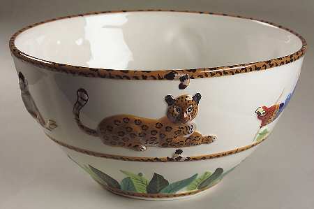 Jungle Jubilee 11" Round Serving Bowl