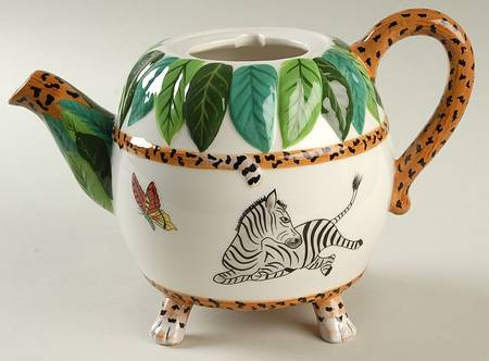 Jungle Jubilee Teapot No Lid