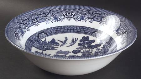 Willow Blue (Columbia) 9" Round Vegetable Bowl