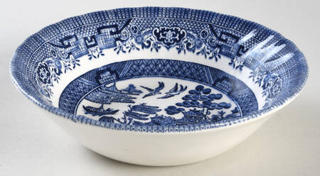 Willow Blue (Columbia) Coupe Cereal Bowl