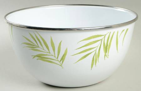 Bamboo Leaf (Corelle) 8" Metal Bowl