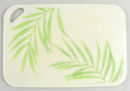 Bamboo Leaf (Corelle) Rectangular Polyethylene Cutting Board