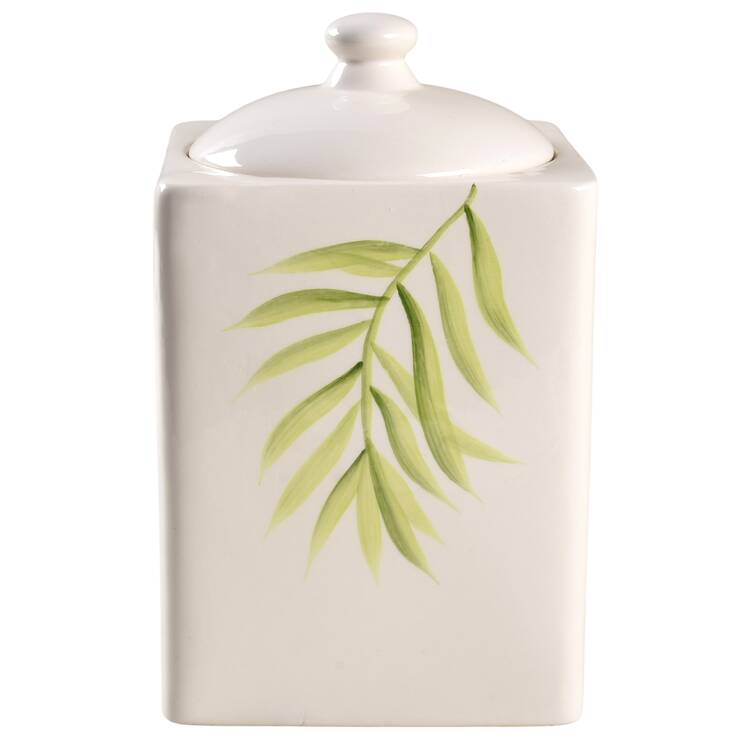 Bamboo Leaf (Corelle) Large Canister & Lid