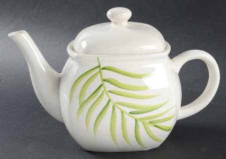 Bamboo Leaf (Corelle) Teapot & Lid