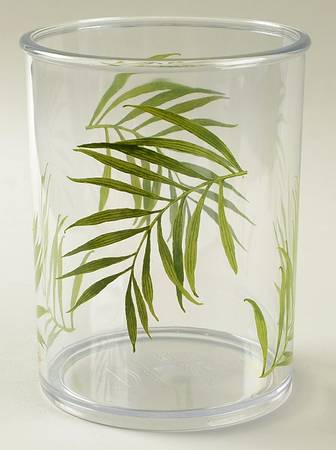 Bamboo Leaf (Corelle) Small Acrylic Canister No Lid