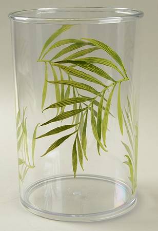Bamboo Leaf (Corelle) Large Acrylic Canister No Lid