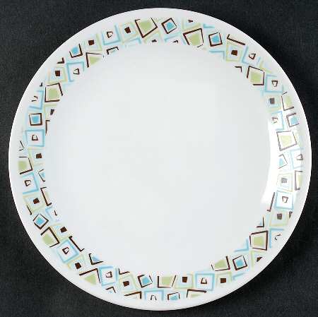Chocolate Mint (Corelle) Luncheon Plate