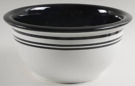 Classic Cafe Black 10" Mixing Bowl