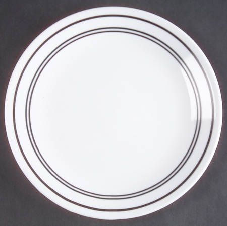 Classic Cafe Black Luncheon Plate
