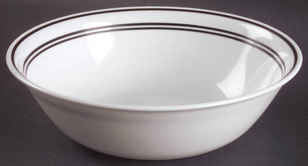 Classic Cafe Black 8" Round Vegetable Bowl