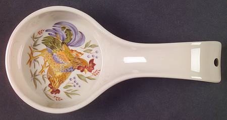 Country Morning Melamine Spoon Rest (Holds 1 Spoon)