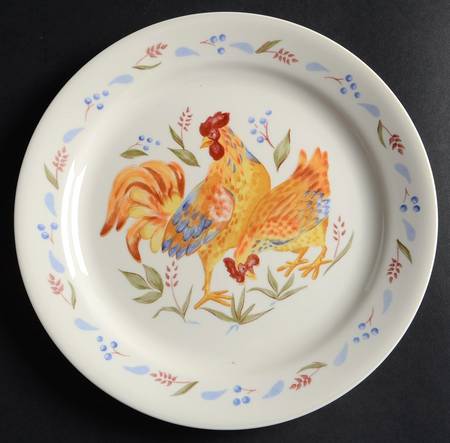Country Morning Luncheon Plate