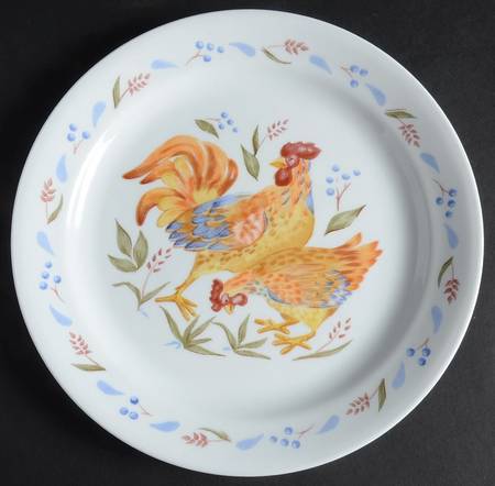 Country Morning Luncheon Plate