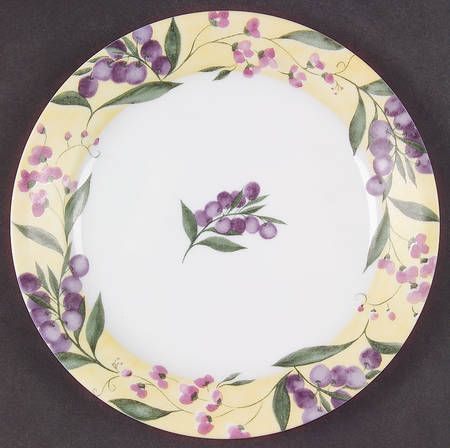 Floral Grape Salad/Dessert Plate