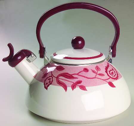 Gypsum (Corelle) Metal Whistler Kettle & Lid