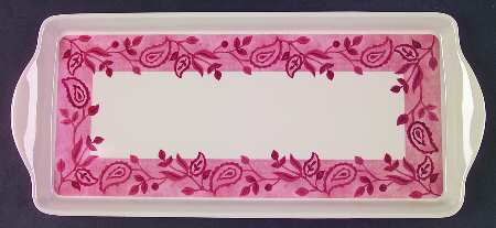 Gypsum (Corelle) 15" Melamine Rectangular Handled Tray
