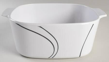 Simple Lines (Corelle) 5 Quart Square Casserole No Lid