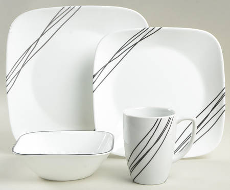 Sketch (Corelle) 4 Piece Place Setting