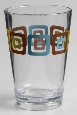 Squared 8 Oz Acrylic Juice