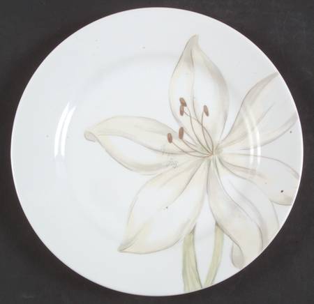 White Flower (Corelle) Salad Plate
